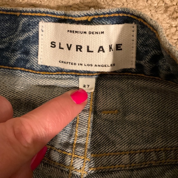 SLVRLAKE Denim Midi Skirt - Picture 6 of 7